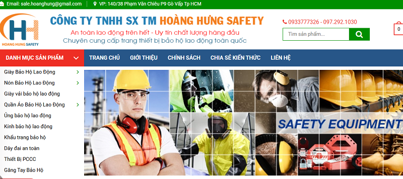 bảo hộ giá rẻ Hoàng Hưng Safety