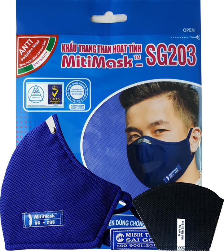 Khẩu trang than hoạt tính Mitimask
